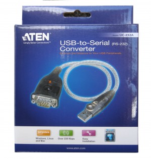 Příklad konvertoru RS232 - USB